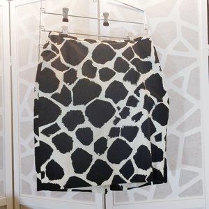 Loft Cow or Giraffe Animal Print Pencil Skirt